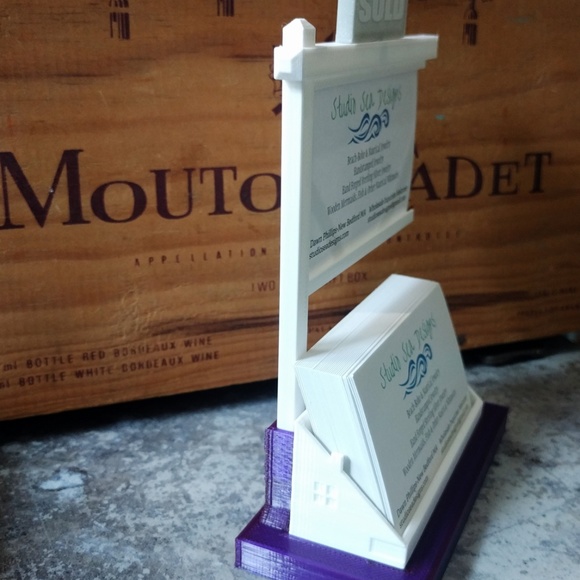 Purple Real Estate-Realtor Card Holder-Display - Picture 3 of 5